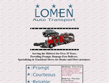 Tablet Screenshot of lomen.com